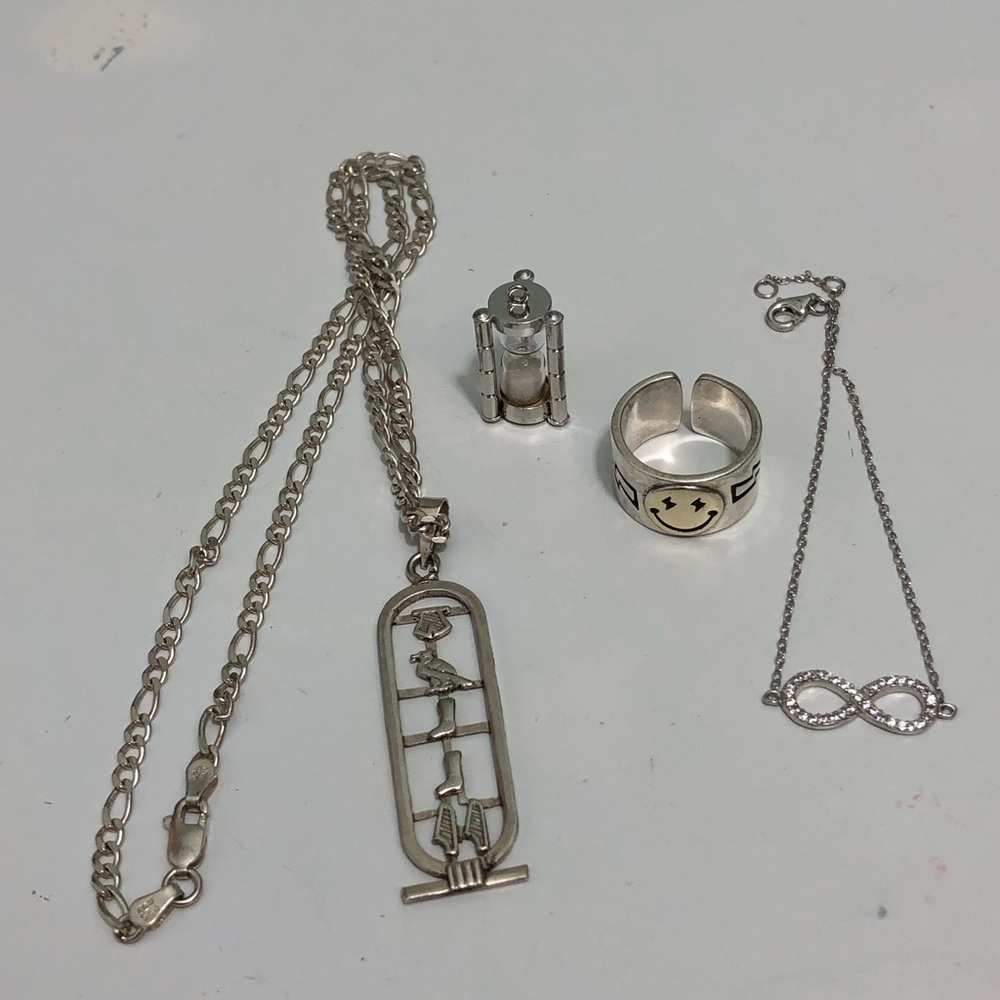 Sterling silver Lot Of Jewelry